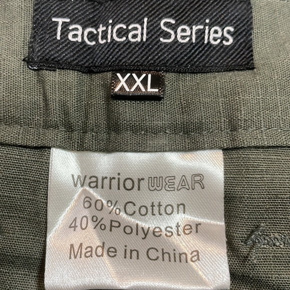 Tactical Series Warrior Wear Size XXL Cargo NWT Pants Trousers Green - Picture 11 of 11